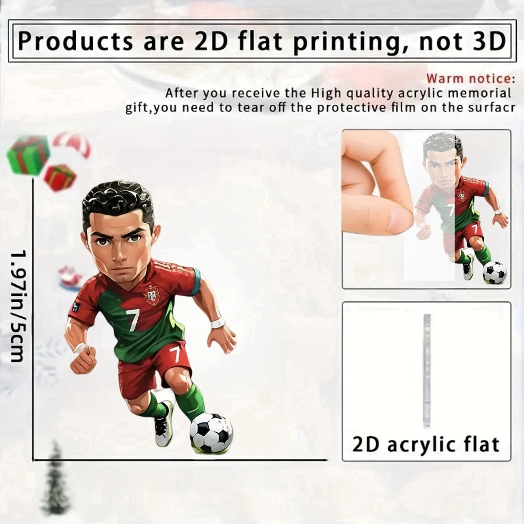 CR7 2D Keychain