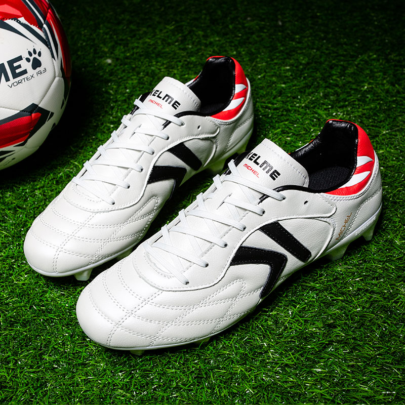 KELME FG Soccer Shoes Original Calf-Skin