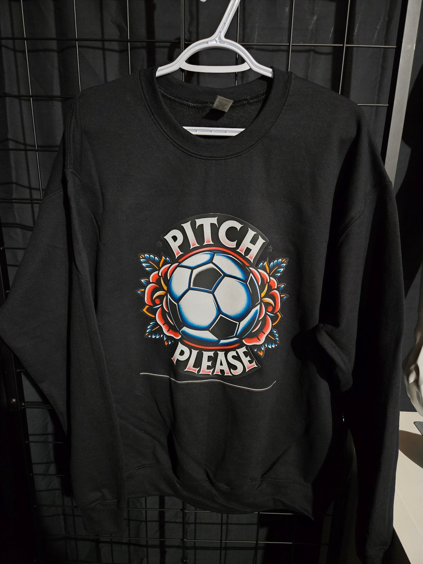 Pitch Please Soccer Crew Sweater