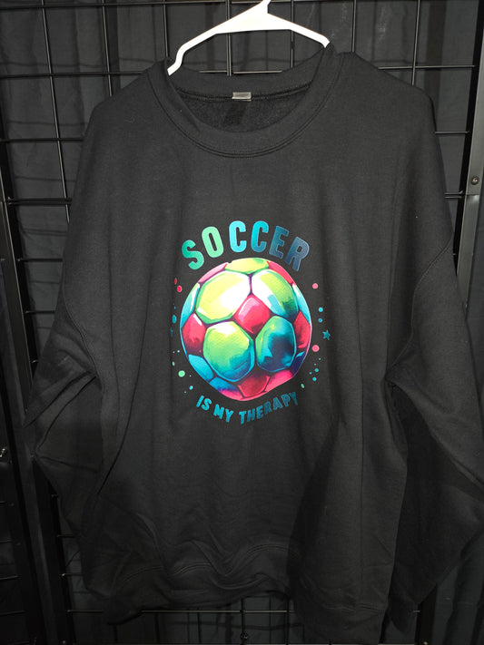 Soccer Therapy Crew Sweater