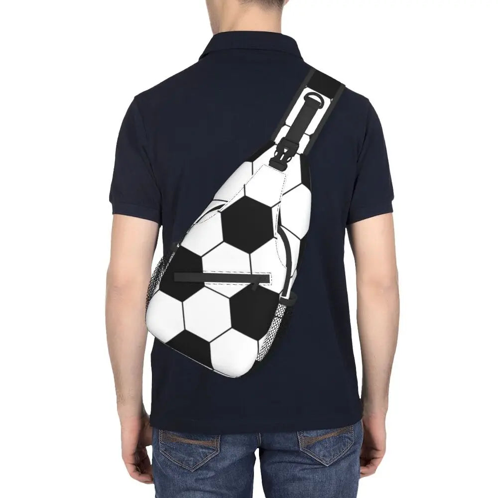 Soccer Ball Chest Crossbody Backpack