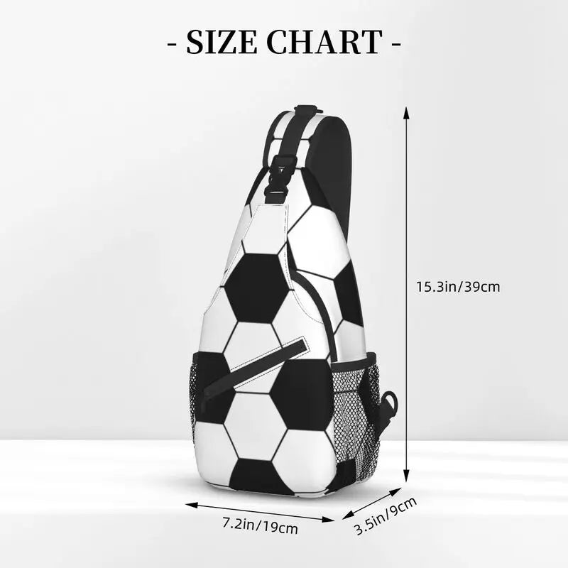 Soccer Ball Chest Crossbody Backpack