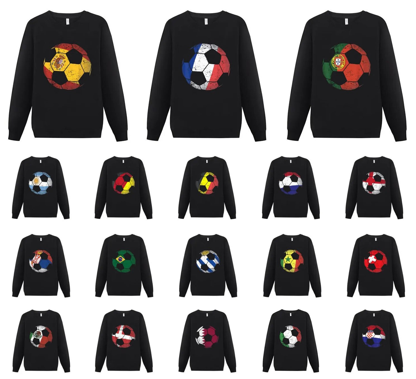 Soccerball Nation Sweaters