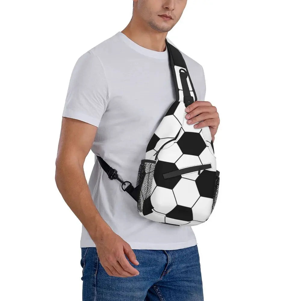 Soccer Ball Chest Crossbody Backpack