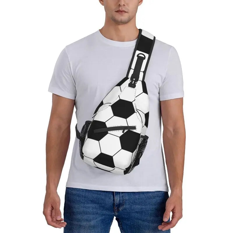 Soccer Ball Chest Crossbody Backpack