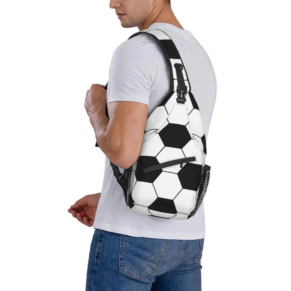 Soccer Ball Chest Crossbody Backpack