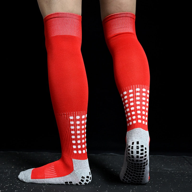 Anti-Slip Long Socks - red / 39-46