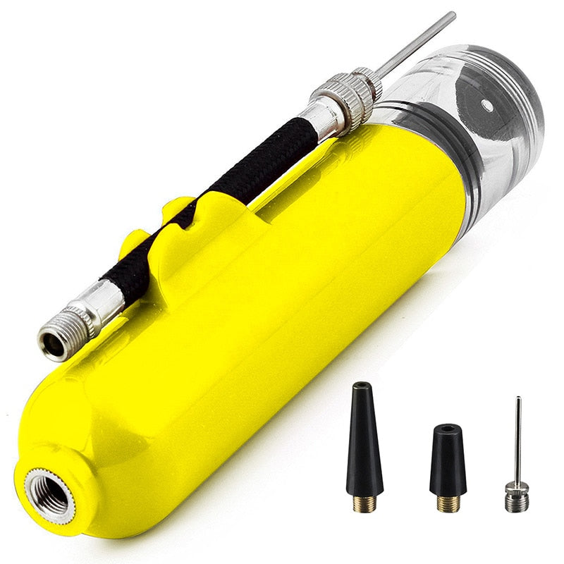 Portable Mini Ball Pump - yellow