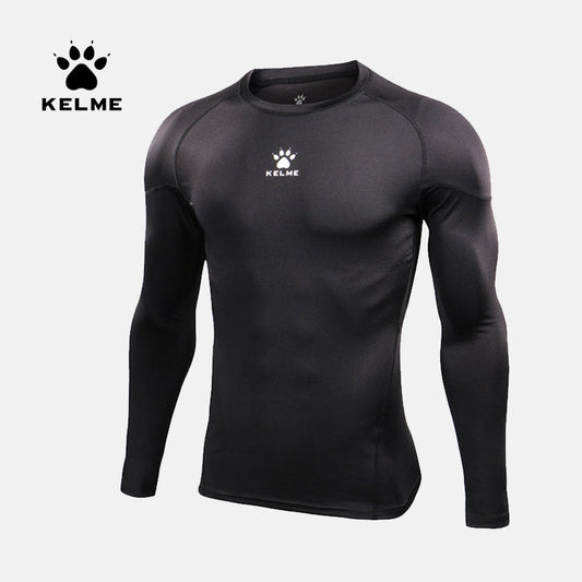 KELME Men Running Compression Fitness Shirt LS KMC160030