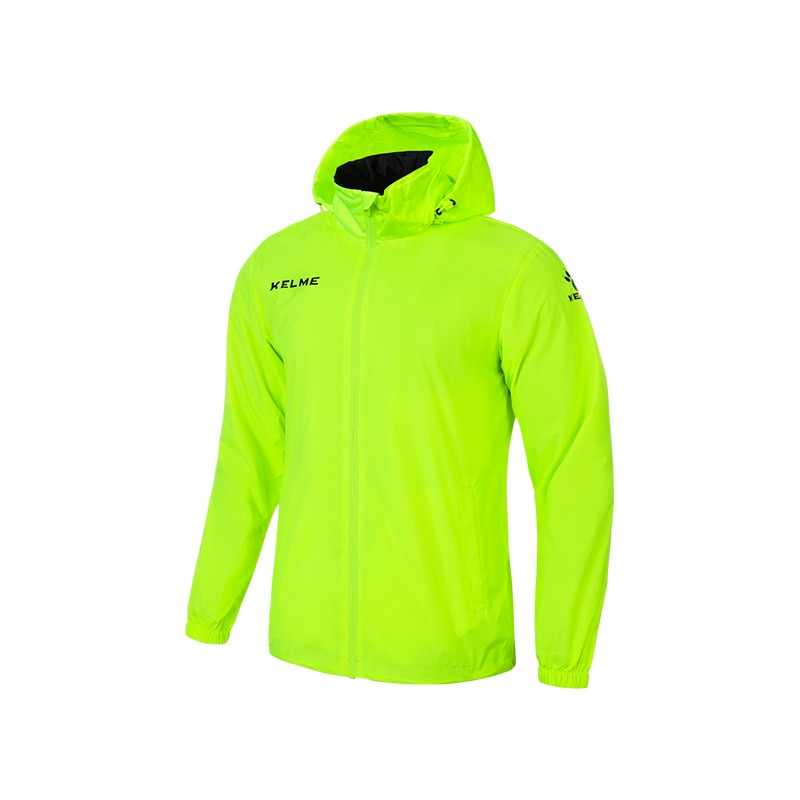 KELME Men’s Windbreaker Running Jacket - Green jacket /