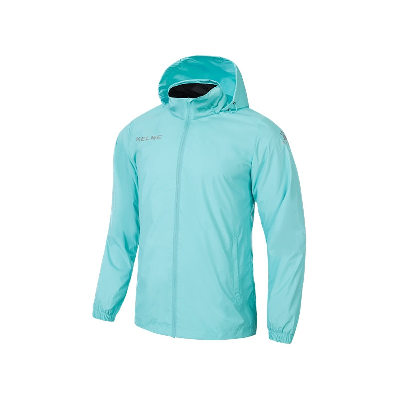 KELME Men’s Windbreaker Running Jacket - Light Blue /