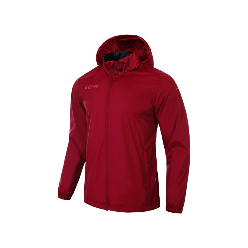 KELME Men’s Windbreaker Running Jacket - Wine red /